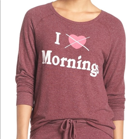 Junk Food Clothing Sweaters - JUNK FOOD | I Hate Mornings Lounge Fleece Sweater